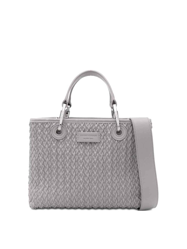 EMPORIO ARMANI: Handtaschen - Shopper - Grau