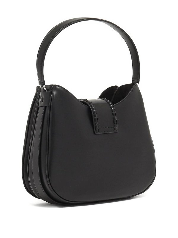 EMPORIO ARMANI: shoulder bags online - Medium Leather Hobo Bag