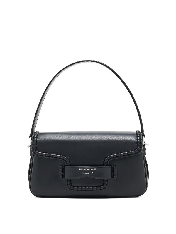 EMPORIO ARMANI: shoulder bags - Leather Shoulder Bag