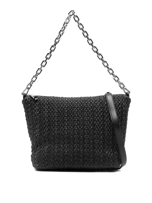 EMPORIO ARMANI: shoulder bags - Quilted Medium Hobo Bag
