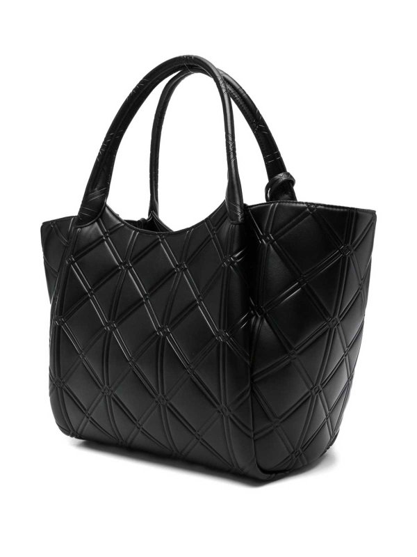 Leather Shopping Bag shop online: EMPORIO ARMANI