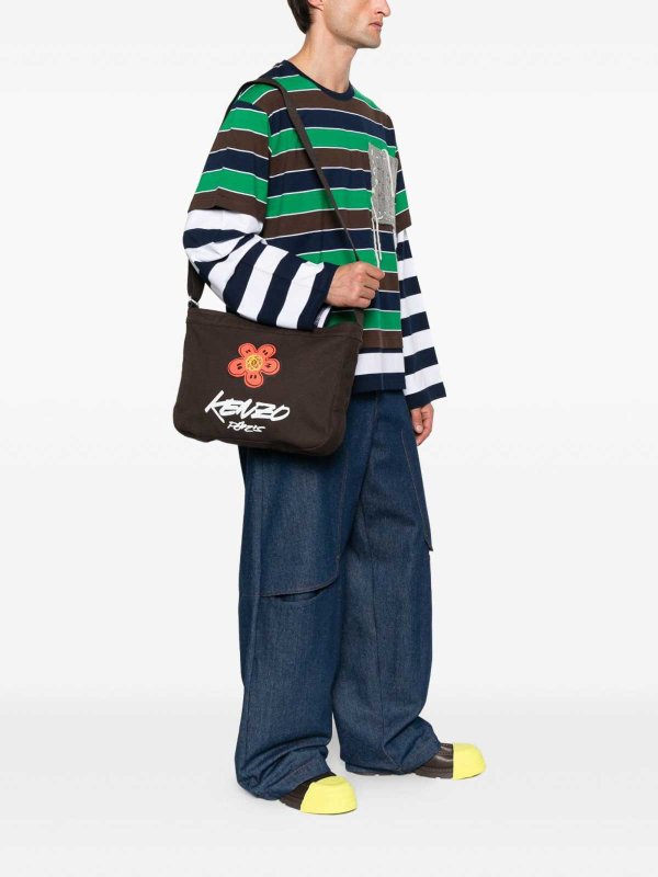 KENZO: Sacs bandoulière online - Sac Bandoulière - Marron