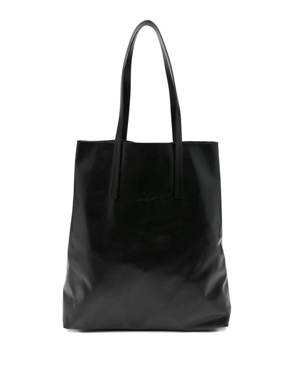 FORTE FORTE: totes bags - Large Leather Shopping Bag