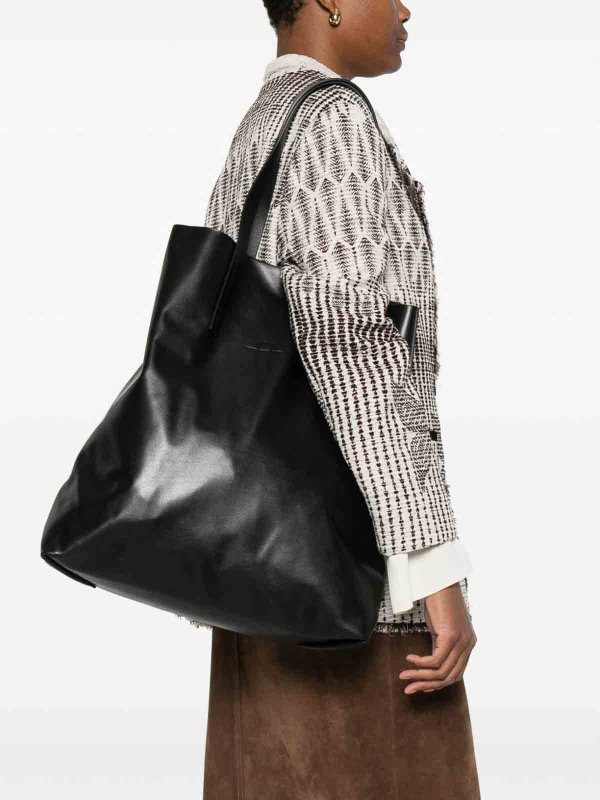 FORTE FORTE: totes bags online - Large Leather Shopping Bag