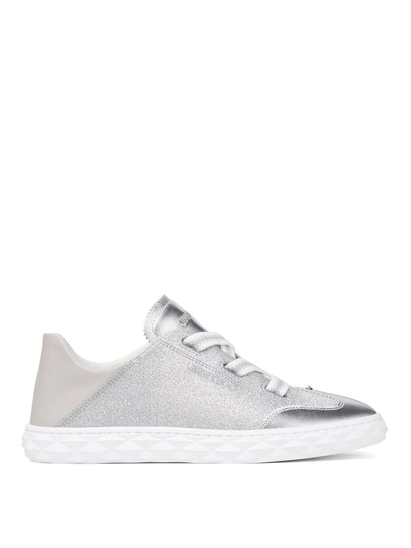 JIMMY CHOO: trainers - Diamond Light Leather Sneakers
