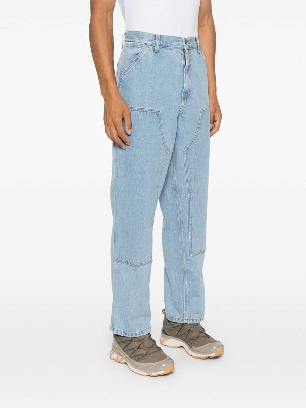 The Best Shops CARHARTT: straight leg jeans - Double Knee Denim Jeans