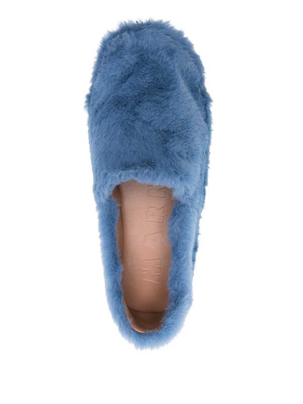 Faux Fur Slip-On Loafers shop online: Marni