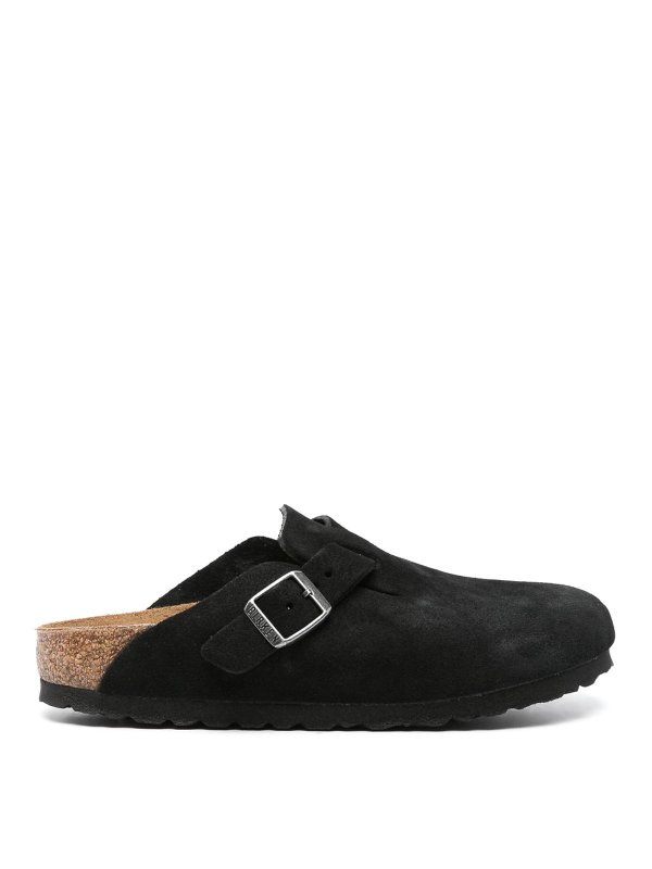 BIRKENSTOCK: ロファー＆スリッパ - ローファー - 黒