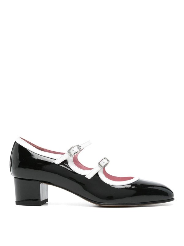 CAREL PARIS: court shoes - Bleuet Patent Leather Pumps