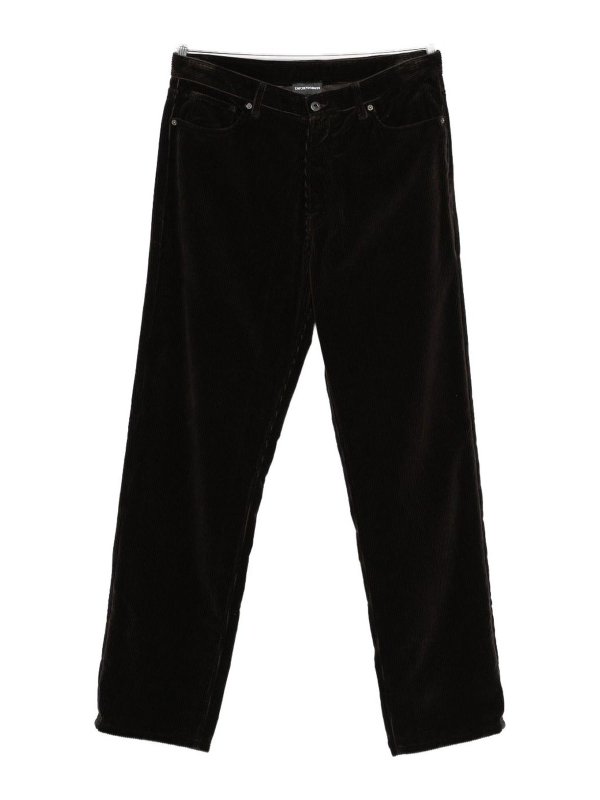 EMPORIO ARMANI: Straight Leg Jeans - Straight Leg Jeans - Grau
