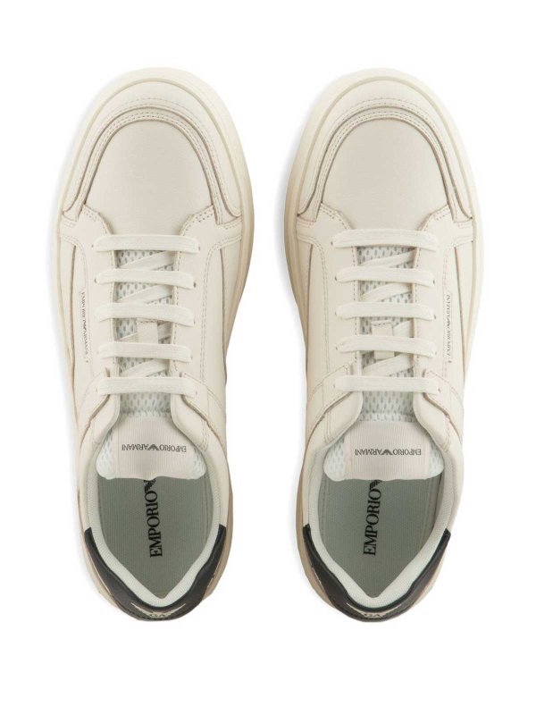 The Best Shops EMPORIO ARMANI: sneakers - Sneakers in pelle con logo