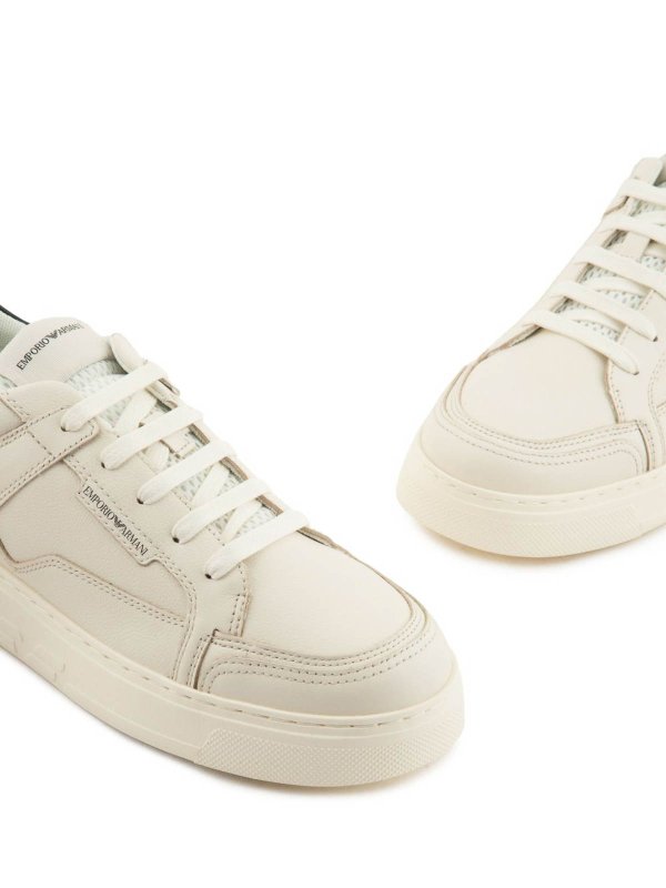 EMPORIO ARMANI buy online Sneakers in pelle con logo