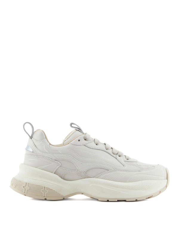 EMPORIO ARMANI: trainers - Leather Sneakers