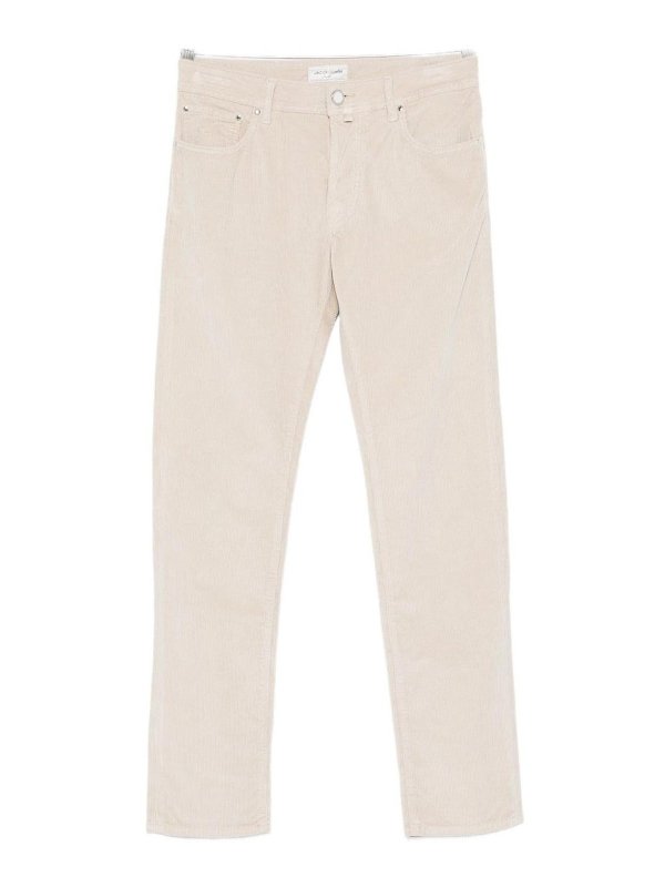 JACOB COHEN: Jeans Rectos - Vaqueros Rectos - Gris Claro