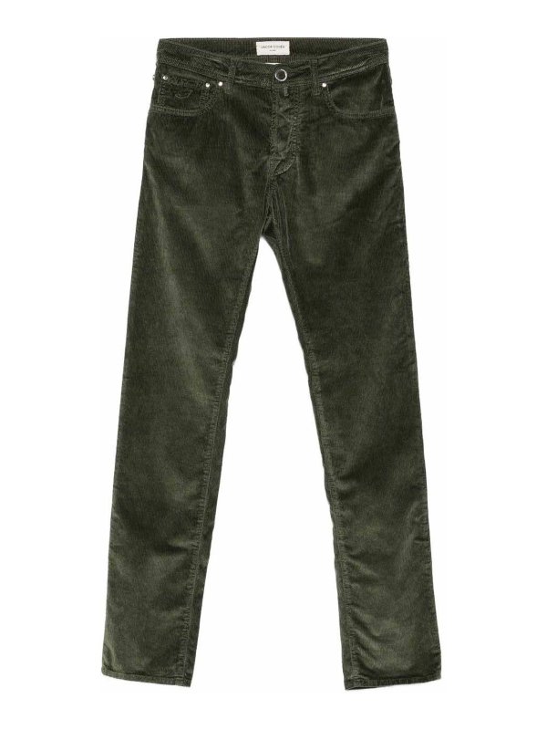 JACOB COHEN: straight leg jeans - Slim Fit Denim Jeans