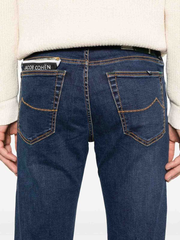The Best Shops JACOB COHEN: straight leg jeans - Slim Fit Denim Jeans