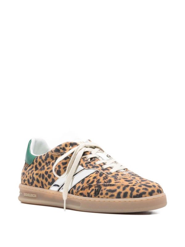 WOOLRICH: trainers online - Leather Sneakers