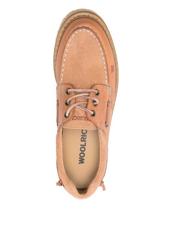 Scarpe da barca in pelle Rock shop online: WOOLRICH