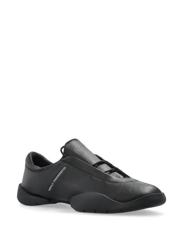 The Best Shops Y-3: Regu Leather Sneakers