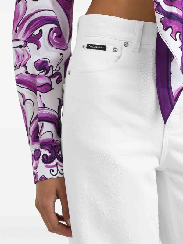 DOLCE & GABBANA: Chaussures classiques online - Chaussures - Blanc