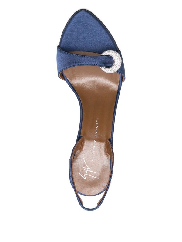 Clandestino Satin Heel Sandals shop online: GIUSEPPE ZANOTTI