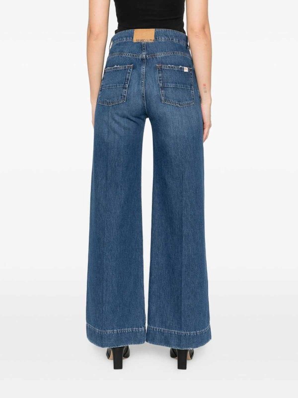 Semicouture: Straight Leg Jeans online - Straight Leg Jeans - Blau