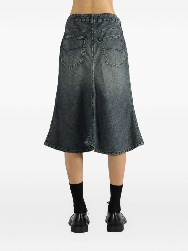 Godet Midi Skirt In Blue Replica 
online: BALENCIAGA