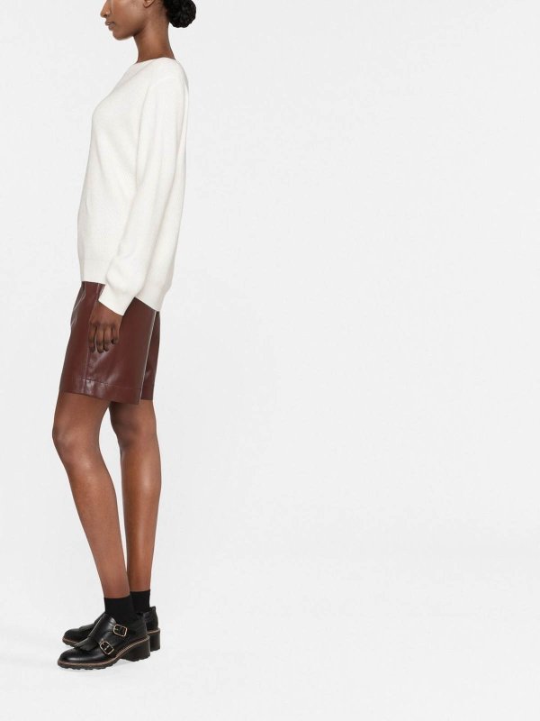 BRUNELLO CUCINELLI: Pull col rond online - Pull Col Rond - Blanc