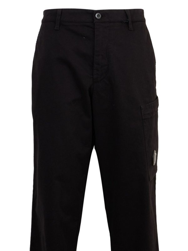 The Best Shops C.P. COMPANY: casual trousers - Stretch Sateen Regular Cargo Pants