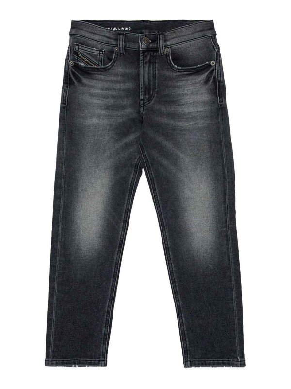 DIESEL: Jeans Rectos - Vaqueros Rectos - Azul