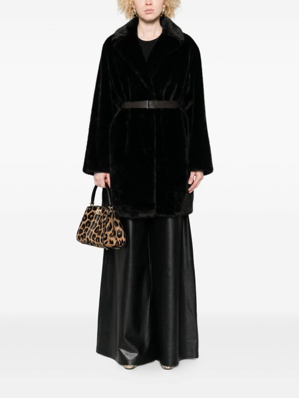 P.A.R.O.S.H.: Pelz und Shearling online - Pelz - Schwarz