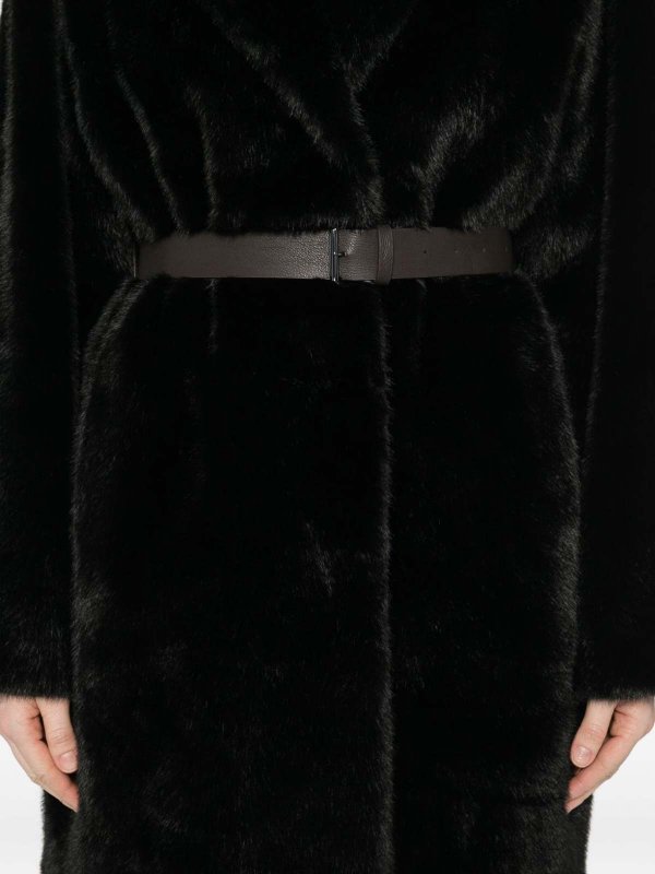 The Best Shops P.A.R.O.S.H.: Pelz und Shearling - Pelz - Schwarz