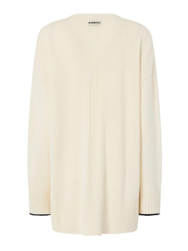Pinko: cardigans online - Long Cardigan With V-Neck