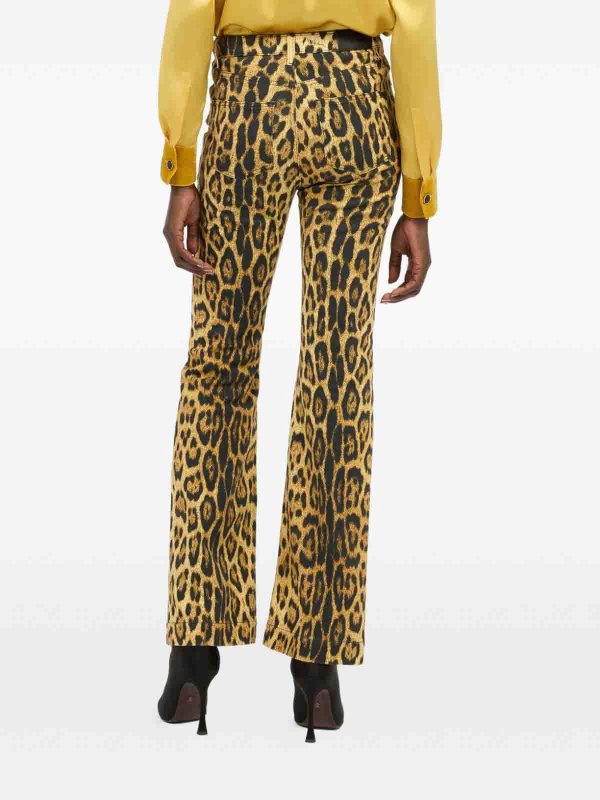 Jean Évasé - Marron shop online: ROBERTO CAVALLI