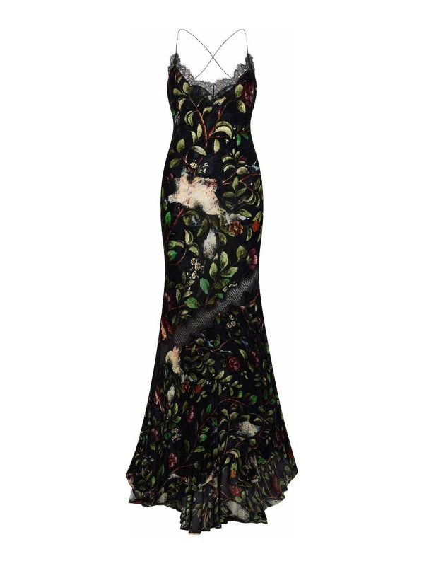 ROBERTO CAVALLI: Jeans acampanados - Jeans Acampanados - Negro