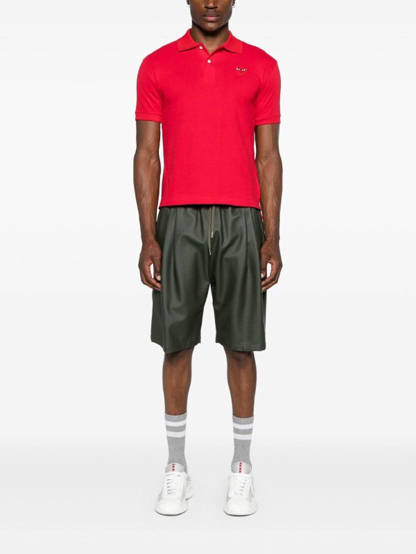 Comme des Garçons Play buy online Logo Heart Polo T-Shirt