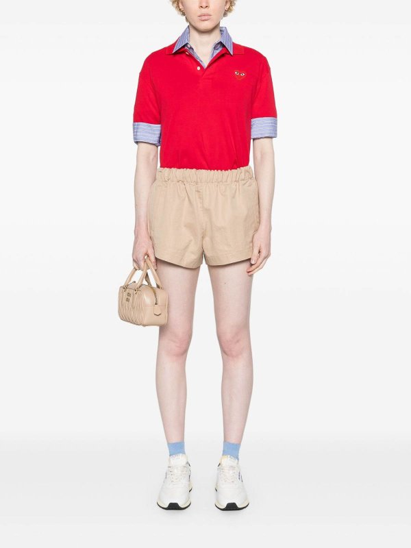 The Best Shops Comme des Garçons Play: Logo Heart Polo T-Shirt