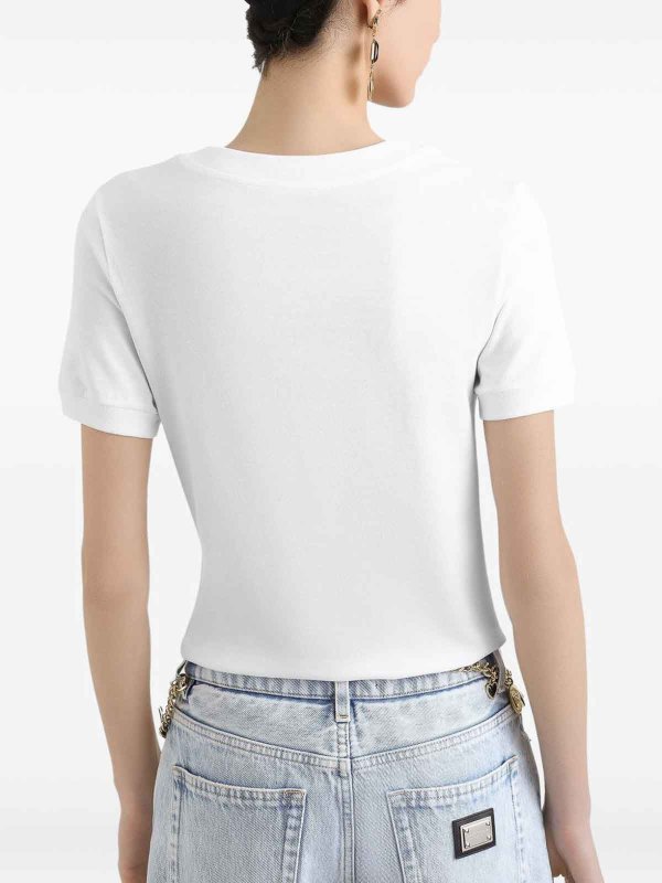 DOLCE & GABBANA: t-shirt online - Maglietta Con Medaglia