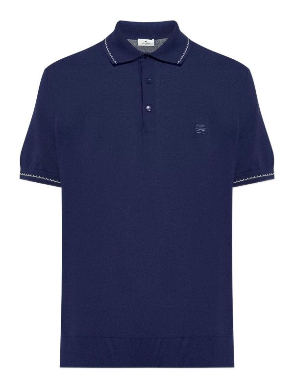 ETRO: Poloshirts - Poloshirt - Blau