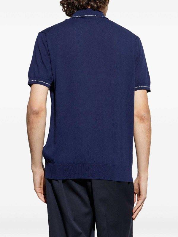 ETRO buy online Poloshirt - Blau