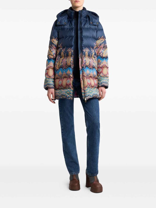 Daunenjacke - Bunt shop online: ETRO