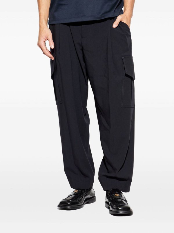 The Best Shops GIORGIO ARMANI: テーラードトラウザー - テーラードパンツ - ブルー