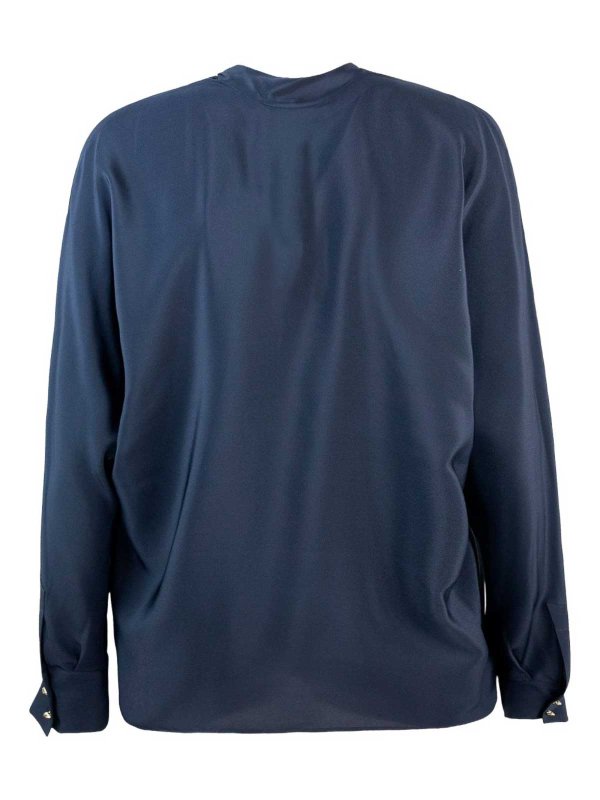 The Best Shops MAX MARA STUDIO: blouses - Silk Crepe De Chine Blouse