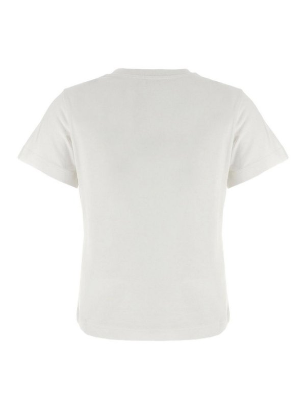 MONCLER: T-shirts online - T-Shirt - Blanc