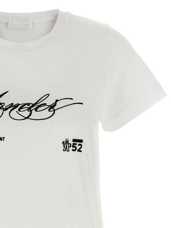 The Best Shops MONCLER: T-shirts - T-Shirt - Blanc
