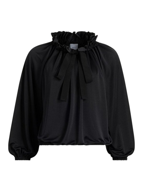 PATOU: Blouses - Blouse - Noir