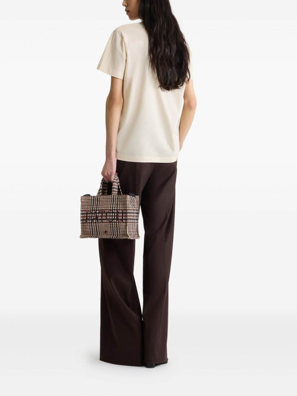 The Best Shops PATOU: t-shirts - Logo T-Shirt In Organic Cotton