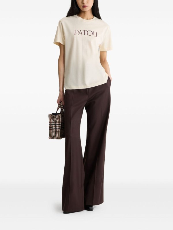 Logo T-Shirt In Organic Cotton shop online: PATOU