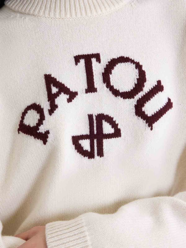 Logo And Jp MonogramJumperWool And Cashmere shop online: PATOU