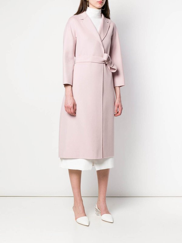 The Best Shops S MAX MARA: ニーレングスコート - 膝丈コート - ヌードカラー